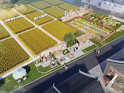 新中式其他农业建筑 乡村改造 特色农田 美丽乡村