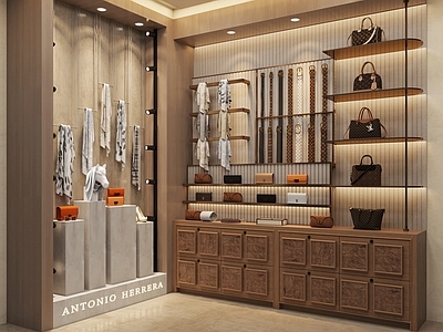 现代直播间 包店 丝巾店