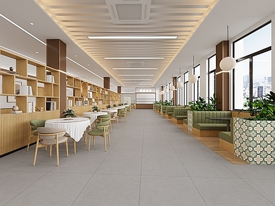 现代食堂 现代学校食堂 公司食堂 员工食堂