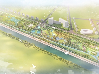现代滨水景观 康养文化滨水景观 疗愈滨水景观公园 综合性滨水景观公 滨水景观公园