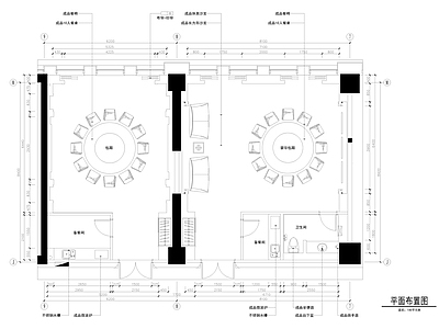 现代其他餐饮空间 包厢大样图节点图 施工图