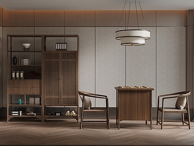 新中式棋牌室 新中式棋牌室 娱乐室