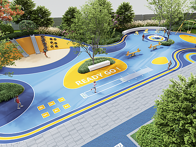 现代儿童游乐空间 儿童游乐场