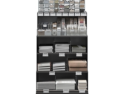其他办公用品 文具集合 文具展柜