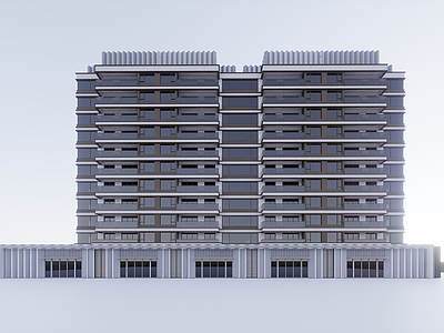 现代高层住宅 公建化住宅