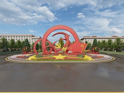 现代中式雕塑 现代雕塑 党建雕塑