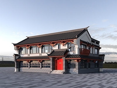 中式古建 客栈 民宿 自建房