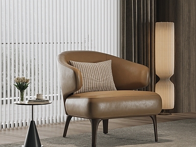 现代意式休闲椅 MINOTTI 现代意式休闲椅 沙发椅 扶手椅 边几