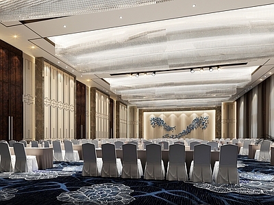 现代宴会厅 现代酒店 酒店宴会厅