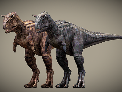 爬行类动物 食肉牛龙 恐龙