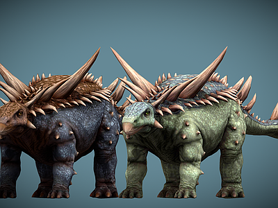 爬行类动物 甲龙 恐龙