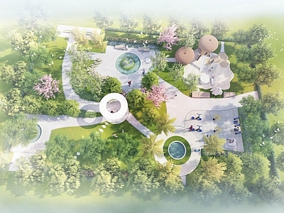 现代口袋公园 口袋公园 康养口袋公园 疗愈口袋公园 儿童友好口袋公园