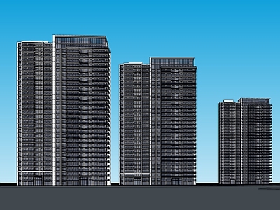 现代高层住宅 精工系 现代
