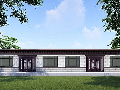 欧式新中式乡村民房 乡村自建房 农村民房