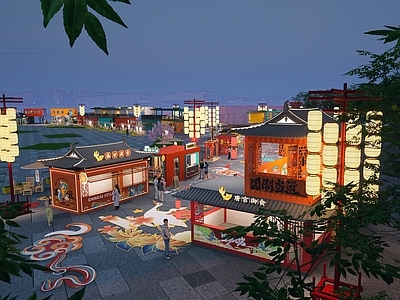 集装箱 国潮夜市集装箱商