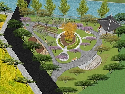 现代口袋公园 乡村口袋公园 乡村小游园 乡村振兴广场 村民口袋公园 乡村广场
