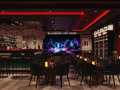 美式复古酒吧 酒吧 复古