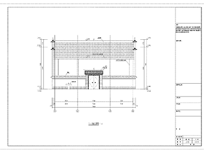 中式祠堂 祠堂 古建筑 施工图