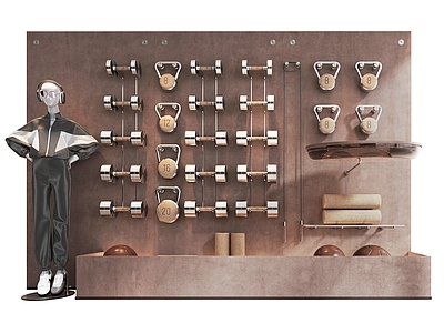 现代轻奢健身器材 健身器材 瑜伽