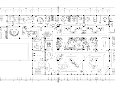 其他办公空间 大型办公室 施工图