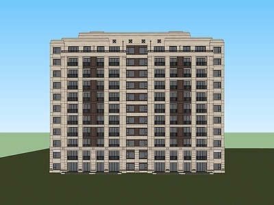 欧式多层住宅 欧式住宅
