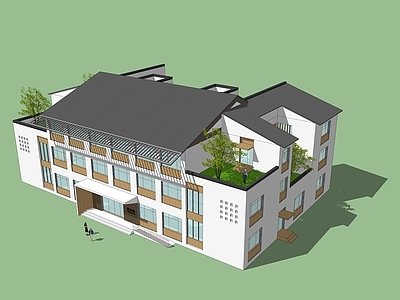 新中式小公建 办公楼