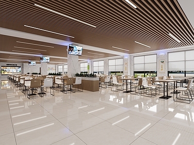 现代食堂 餐厅食堂