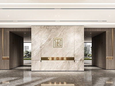 现代轻奢大厅 首层大堂