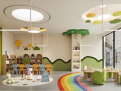现代幼儿园 早教室