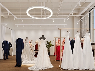 现代婚纱摄影 婚纱店 婚纱 秀禾