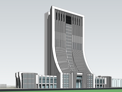 现代银行建筑 现代高层公建