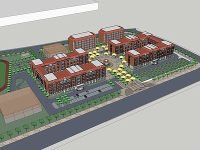 欧式学校建筑 欧式学校