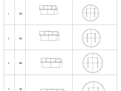 其他结构图纸 常压人孔 施工图
