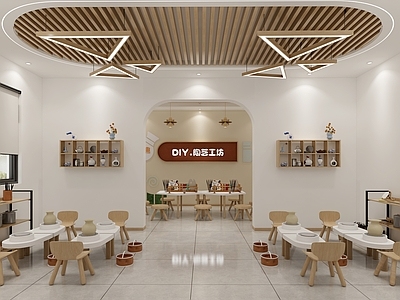 现代新中式手工坊 陶艺坊 手工坊