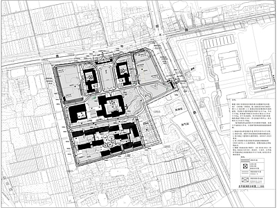 现代学校建筑 学校全套建筑图纸 施工图