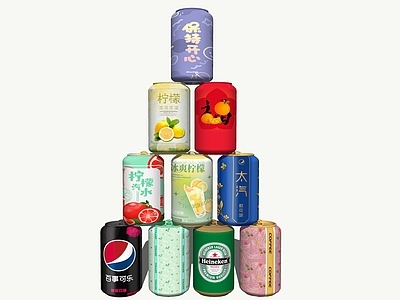 食物饮料 易拉罐 汽水 酒