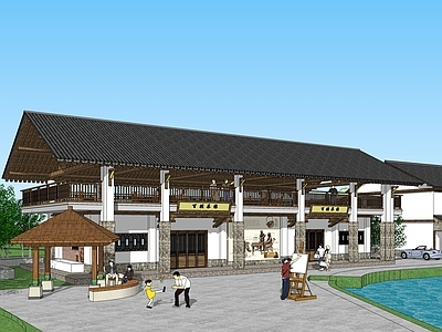 中式其他公共建筑 乡村 改造