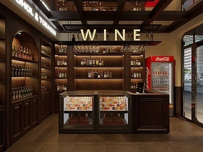 美式烟酒店 美式复古雪茄店