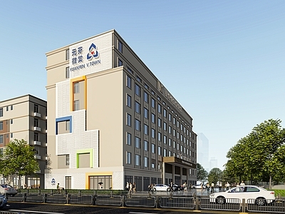 现代其他景观小品 墙面彩绘 酒店墙面装饰彩绘 立面装饰 酒店外墙设计