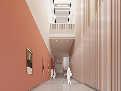 现代北欧其他学校空间 学校走廊 学校大厅