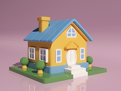 现代艺术风格建筑 Q板房子