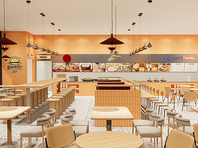 现代简约中餐厅 现代餐饮店设计 中餐厅明档 现代餐饮门头 简约餐饮设计 时尚餐饮设计