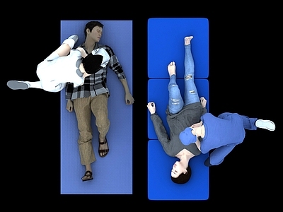 多人 心脏复苏人 医学人体模特 急救设备 医生抢救病人 人体人物男性女性