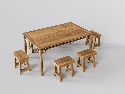 中式其他桌椅 中式方桌椅 中式长桌椅 实木桌椅 八方桌 餐饮桌椅