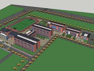现代新中式学校建筑 现代学校
