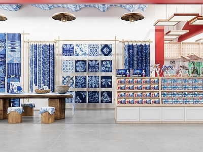 现代其他店铺 文创商品 外摆