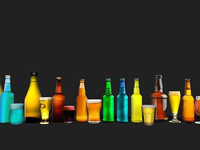 酒具 玻璃瓶 酒瓶 酒杯