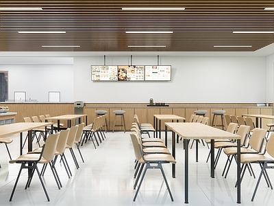 现代食堂 食堂 自助餐 员工食堂