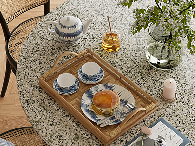 茶具 北欧餐具托盘茶具 茶壶 茶杯