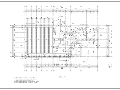 现代产业园建筑 生产车间建筑施工 施工图